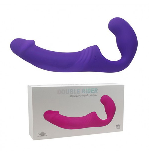 Фиолетовый безремневой вибрострапон - 21,5 см.