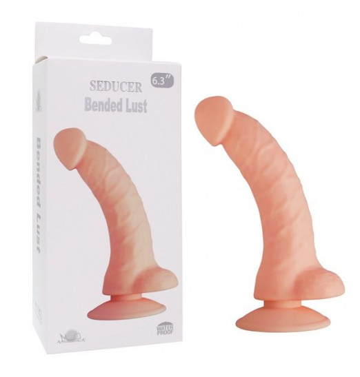 Телесный фаллоимитатор SEDUCER Bended Lust - 18,5 см.