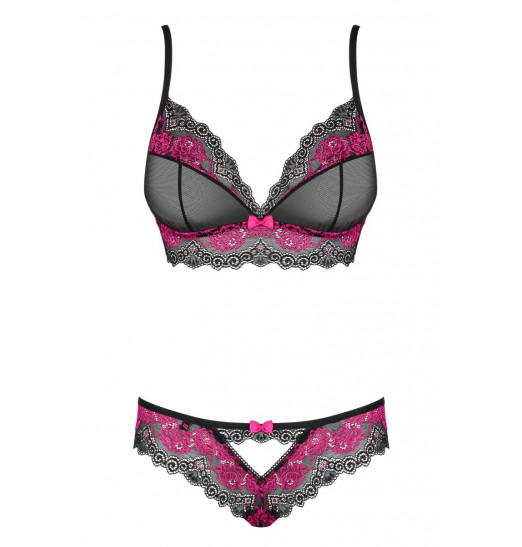 Роскошный комплект белья Tulia с кружевной вышивкой Роскошный комплект белья Tulia с кружевной вышивкой