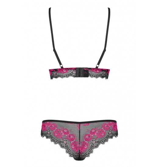 Роскошный комплект белья Tulia с кружевной вышивкой Роскошный комплект белья Tulia с кружевной вышивкой