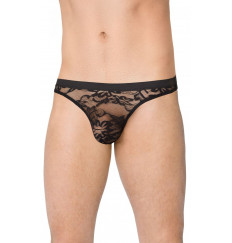 Мужские полупрозрачные трусы из цветочного кружева