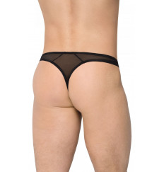 Сексуальные трусы с крупной сеткой по центру