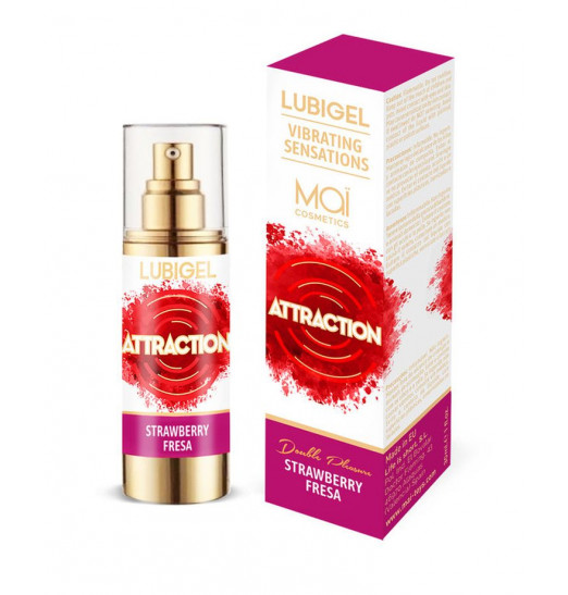 Интимный гель с эффектом вибрации и ароматом клубники - 30 мл. Интимный гель с эффектом вибрации и ароматом клубники - 30 мл.