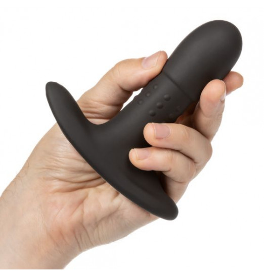 Черный массажер простаты Eclipse Beaded Probe - 12,75 см.