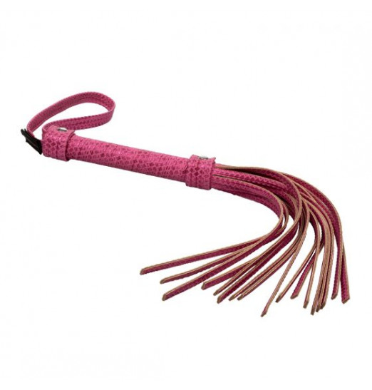 Розовая плеть Tickle Me Pink Flogger - 45,7 см.