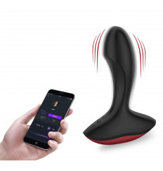 Чёрный массажер простаты Solstice