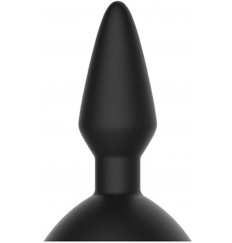 Чёрная вибровтулка Equinox с присоской