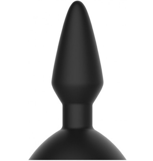 Чёрная вибровтулка Equinox с присоской