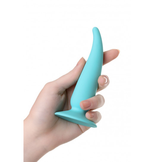 Мятная силиконовая анальная пробка Сappy - 12,5 см. Мятная силиконовая анальная пробка Сappy - 12,5 см.