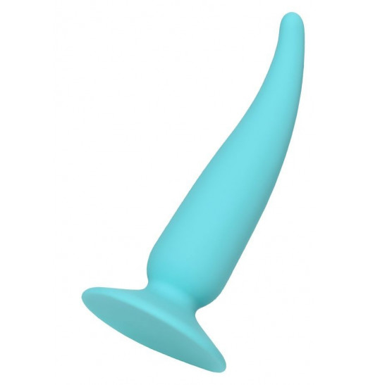 Мятная силиконовая анальная пробка Сappy - 12,5 см. Мятная силиконовая анальная пробка Сappy - 12,5 см.