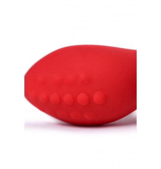 Красный силиконовый вибростимулятор простаты Proman - 12,5 см. Красный силиконовый вибростимулятор простаты Proman - 12,5 см.