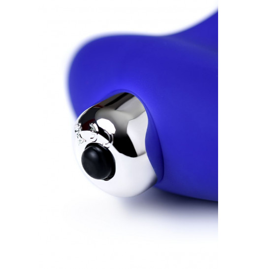 Синий силиконовый вибростимулятор простаты Stroman - 14,5 см. Синий силиконовый вибростимулятор простаты Stroman - 14,5 см.