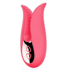 Красный вибромассажер с 10 режимами вибрации