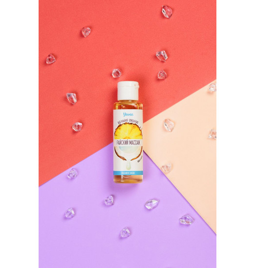 Масло для массажа «Райский массаж» с ароматом кокоса и ананаса - 50 мл.