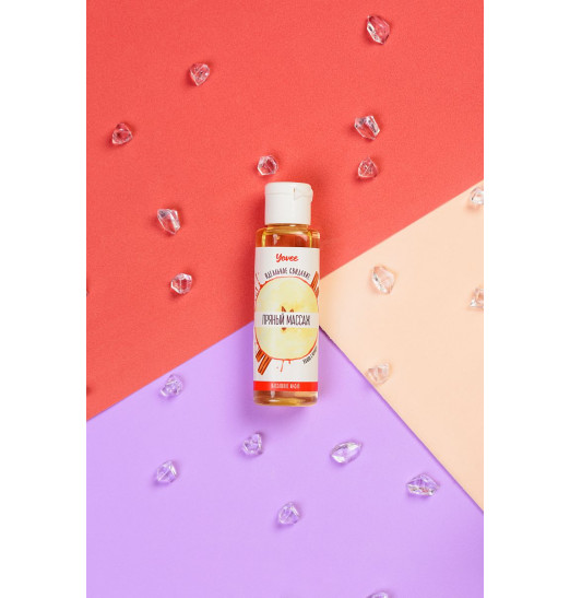 Масло для массажа «Пряный массаж» с ароматом яблока и корицы - 50 мл.