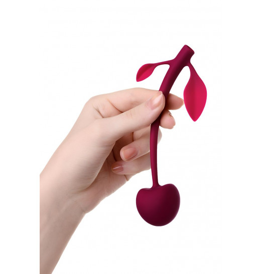 Бордовая вагинальная вишенка WILD CHERRY - 14,5 см.