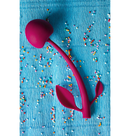 Бордовая вагинальная вишенка WILD CHERRY - 14,5 см.