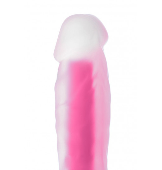 Прозрачно-розовый фаллоимитатор, светящийся в темноте, Tony Glow - 20 см. Прозрачно-розовый фаллоимитатор, светящийся в темноте, Tony Glow - 20 см.