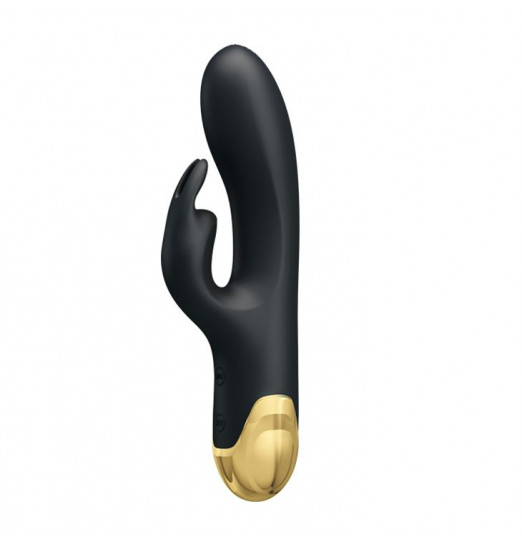 Чёрный вибратор-кролик Royal Pleasure - 19,2 см. Чёрный вибратор-кролик Royal Pleasure - 19,2 см.