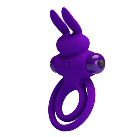 Фиолетовое эрекционное кольцо с вибростимуляцией клитора Vibrant Penis Ring III Фиолетовое эрекционное кольцо с вибростимуляцией клитора Vibrant Penis Ring III