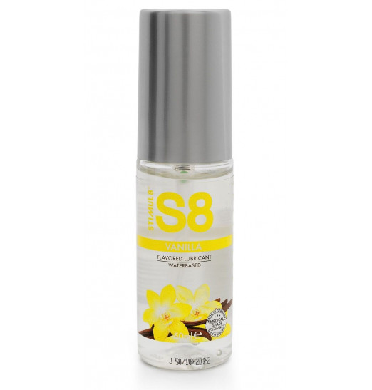 Лубрикант на водной основе S8 Flavored Lube со вкусом ванили - 50 мл.
