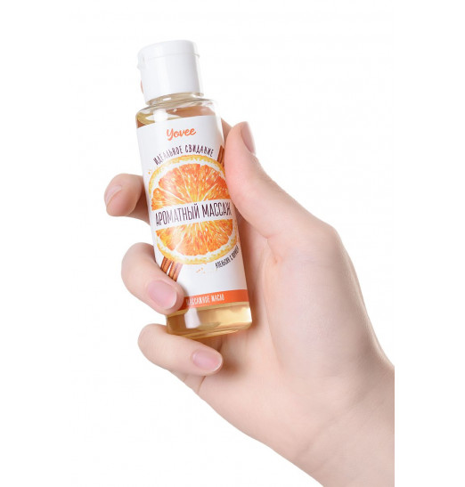 Масло для массажа «Ароматный массаж» с ароматом апельсина и корицы - 50 мл.