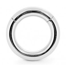 Серебристое малое эрекционное кольцо на магнитах