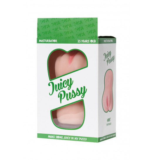 Телесный мастурбатор Hot 25 years old - вагина и анус