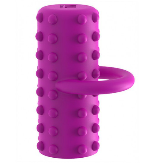 Розовая вибропулька на палец Power Finger