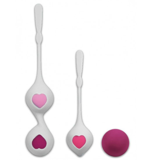Набор из четырех вагинальных разновесных шариков Grace Набор из четырех вагинальных разновесных шариков Grace