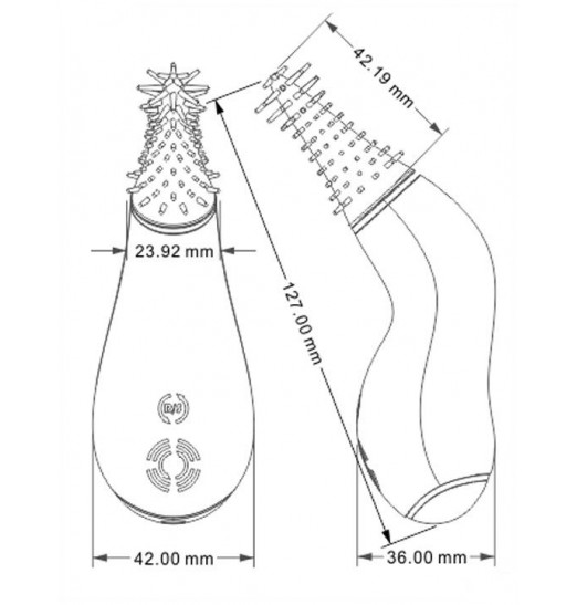 Розовый вибратор Candice с вращением - 12,7 см.