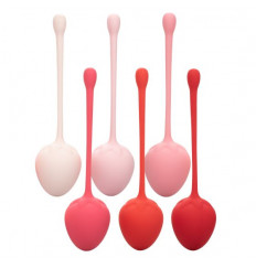 Набор из 6 вагинальных шариков-клубничек Kegel Training Set Strawberry