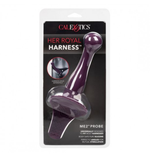 Фиолетовая насадка Me2 Probe для страпона Her Royal Harness - 16,5 см. Фиолетовая насадка Me2 Probe для страпона Her Royal Harness - 16,5 см.