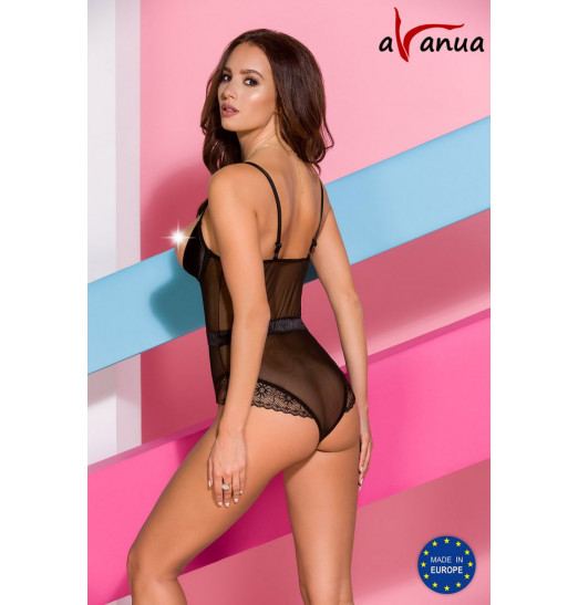 Пикантное кружевное боди Hanan с атласными бантами