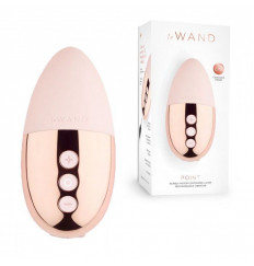 Пудровый утяжеленный премиум-вибратор Le Wand Point