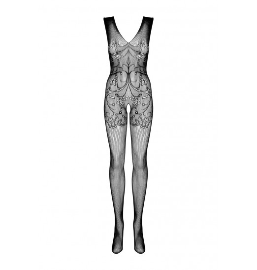 Эффектный женский комбинезон с интимным доступом