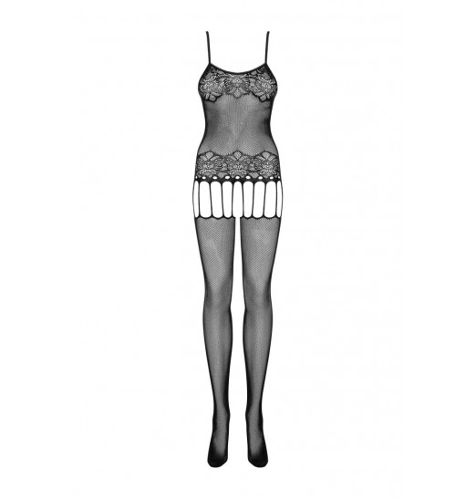 Роскошный комбинезон с имитацией топа и чулочек