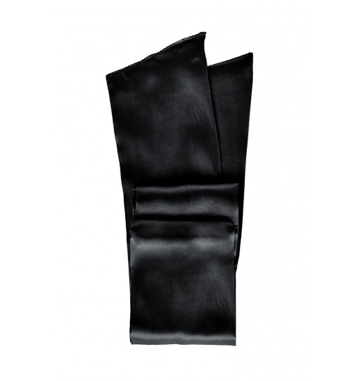 Черная сатиновая лента для связывания - 1,5 м.