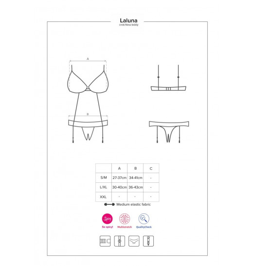 Тедди Laluna с кружевом и лентами