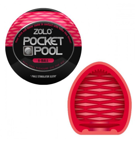 Эластичный мастурбатор Zolo 8 Ball Эластичный мастурбатор Zolo 8 Ball