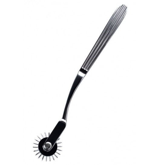 Серебристое колесо Вартенберга с ребристой ручкой