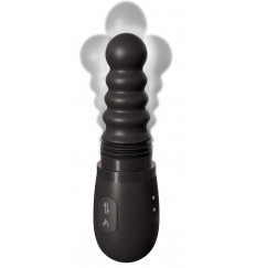 Черный анальный вибратор Gyrating Ass Thruster