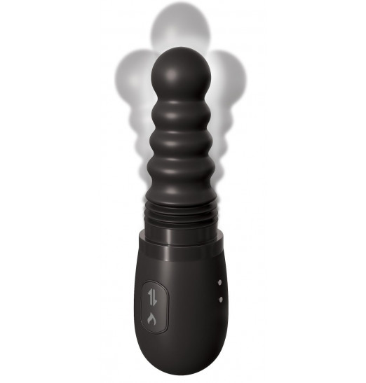 Черный анальный вибратор Gyrating Ass Thruster Черный анальный вибратор Gyrating Ass Thruster