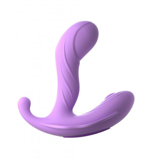 Сиреневый вибратор для зоны G с пультом ДУ G-Spot Stimulate-Her Сиреневый вибратор для зоны G с пультом ДУ G-Spot Stimulate-Her