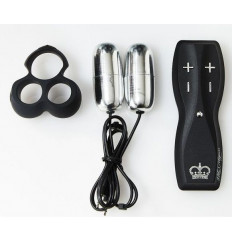 Черный инновационный мужской вибростимулятор JETT