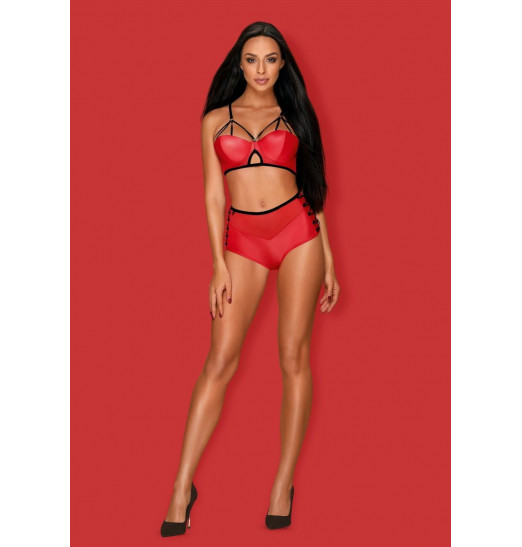 Пикантный комплект белья Leatheria