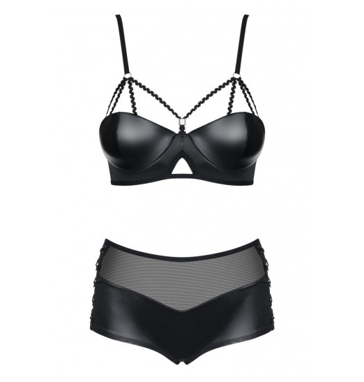 Пикантный комплект белья Leatheria