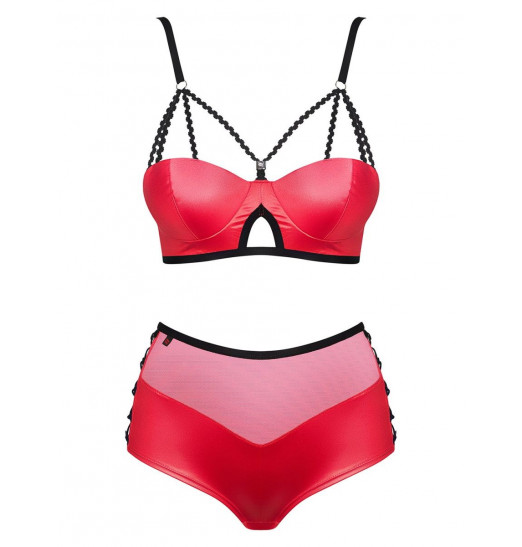 Пикантный комплект белья Leatheria