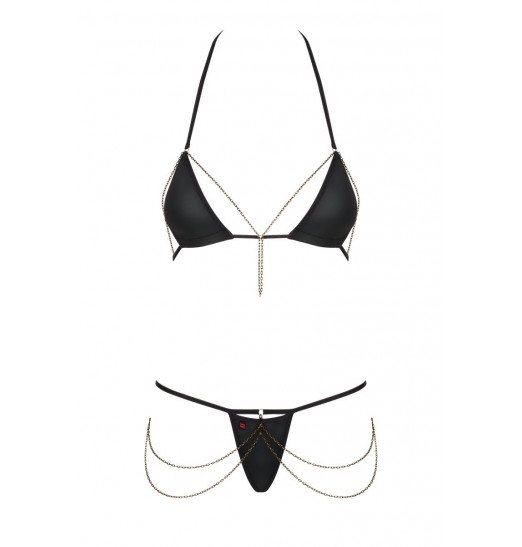 Эффектный комплект белья Redella с цепочками Эффектный комплект белья Redella с цепочками