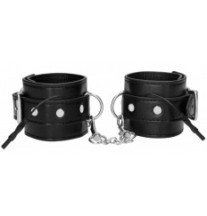 Черные наручники с электростимуляцией Electro Handcuffs